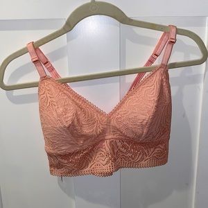 Auden Bralette, Light Pink/Peach, Adjustable, Size Medium